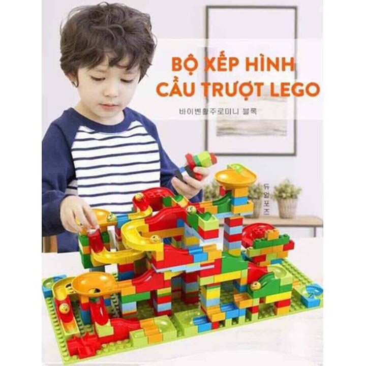Bộ xếp hình cầu trượt LEG.O