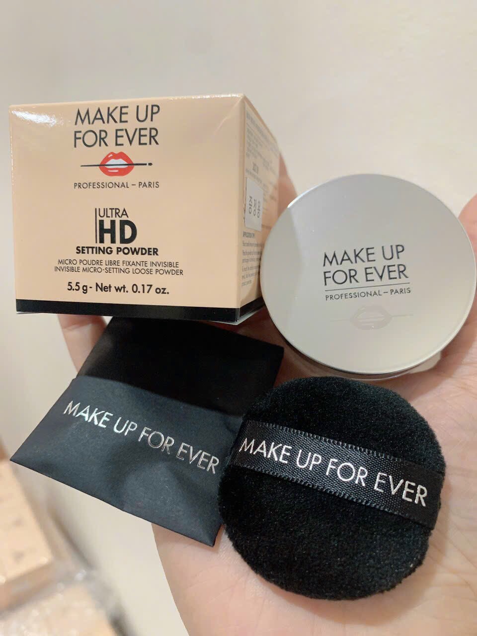 [ Mini ] Phấn Phủ Bột Kiềm Dầu Hạt Siêu Nhỏ Make Up Forever Ultra Hd