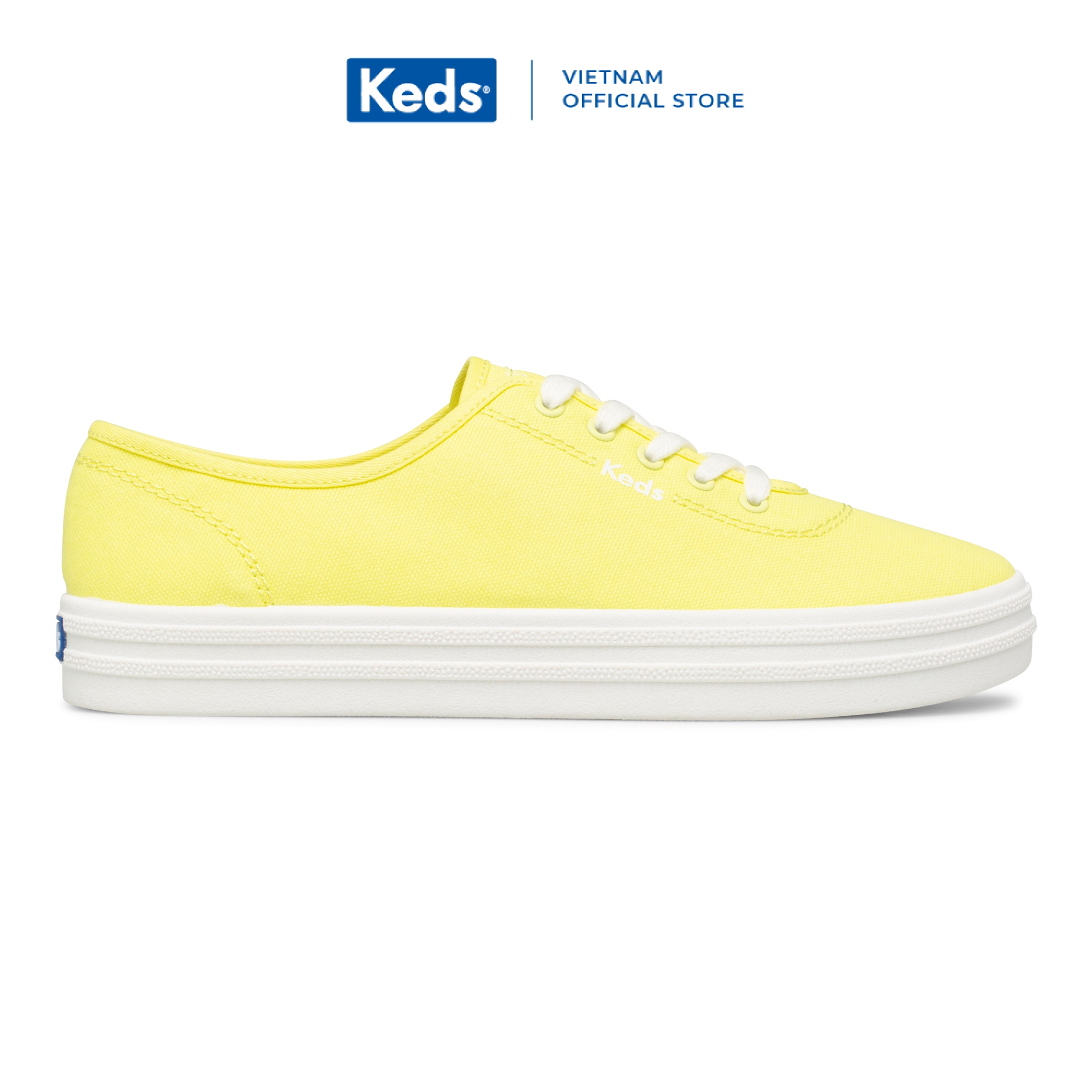 Giày Keds Nữ - Breezie Canvas - Neon Yellow - KD065865