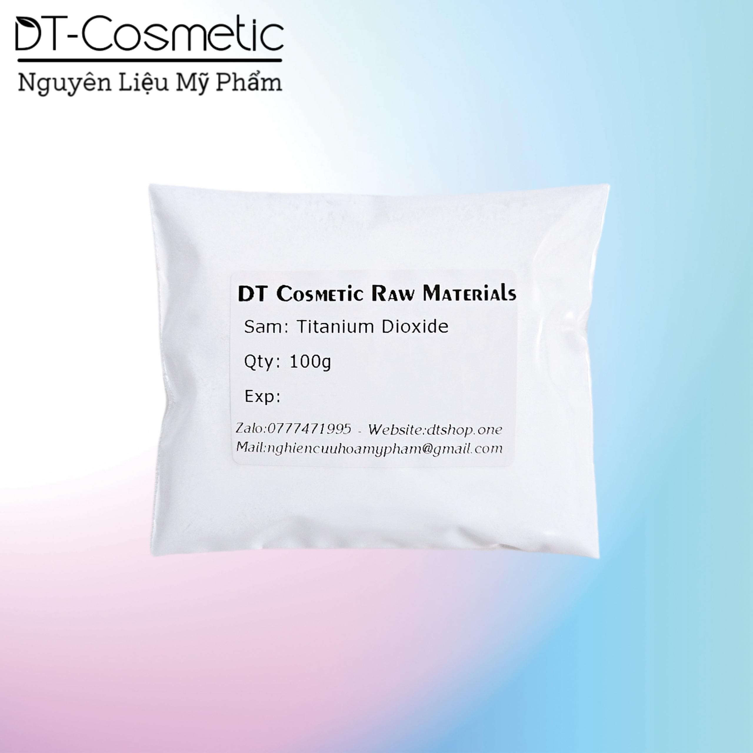 100g/1KG Titanium Dioxide (TiO2) - Chống Nắng Nâng Tone - Nguyên Liệu Mỹ Phẩm