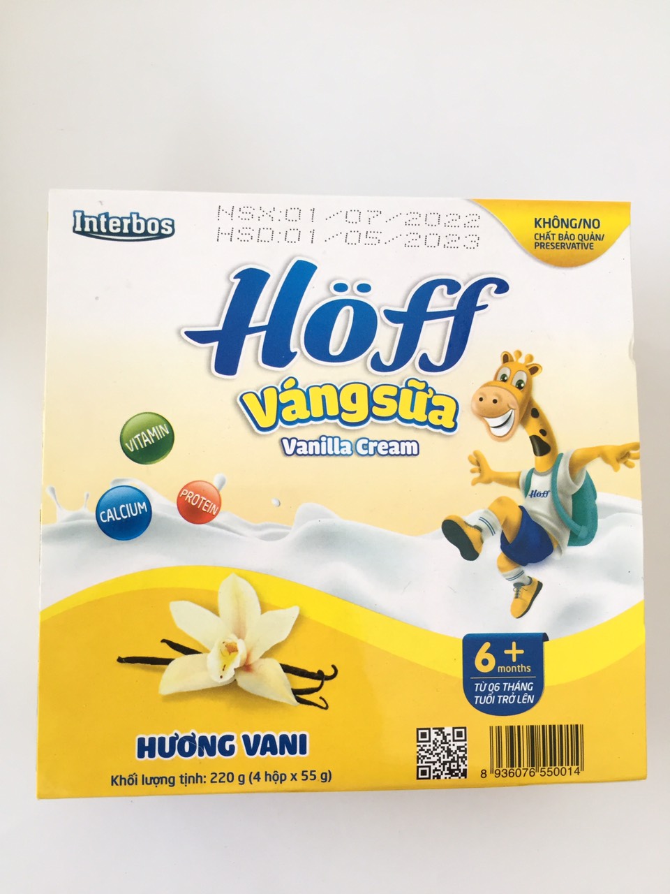 VÁNG SỮA HOFF VANI - SỮA NON - ÓC CHÓ