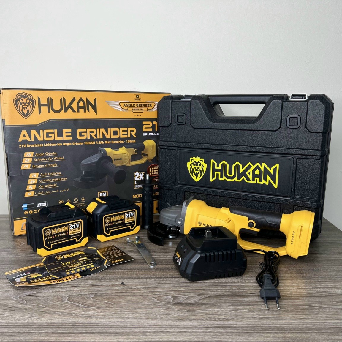 Máy mài góc Hukan không chổi than