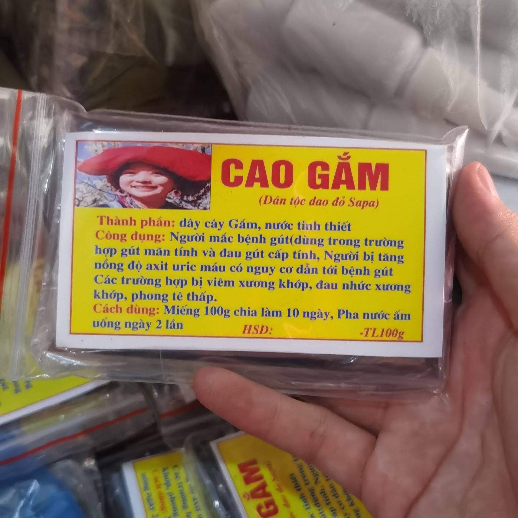 5 Miếng Cao Gắm, Dân Tộc Tây Bắc (Miếng 1 lạng) - Đặc Sản 27