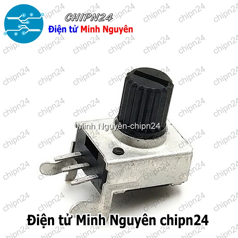 [4 con] (F173) Biến trở RV09 Ngang Trục Ngắn (1K/2K/5K/10K/20K/50K/100K RV0931 Trục 7.5MM) - [Chọn Loại] - HHH.00489