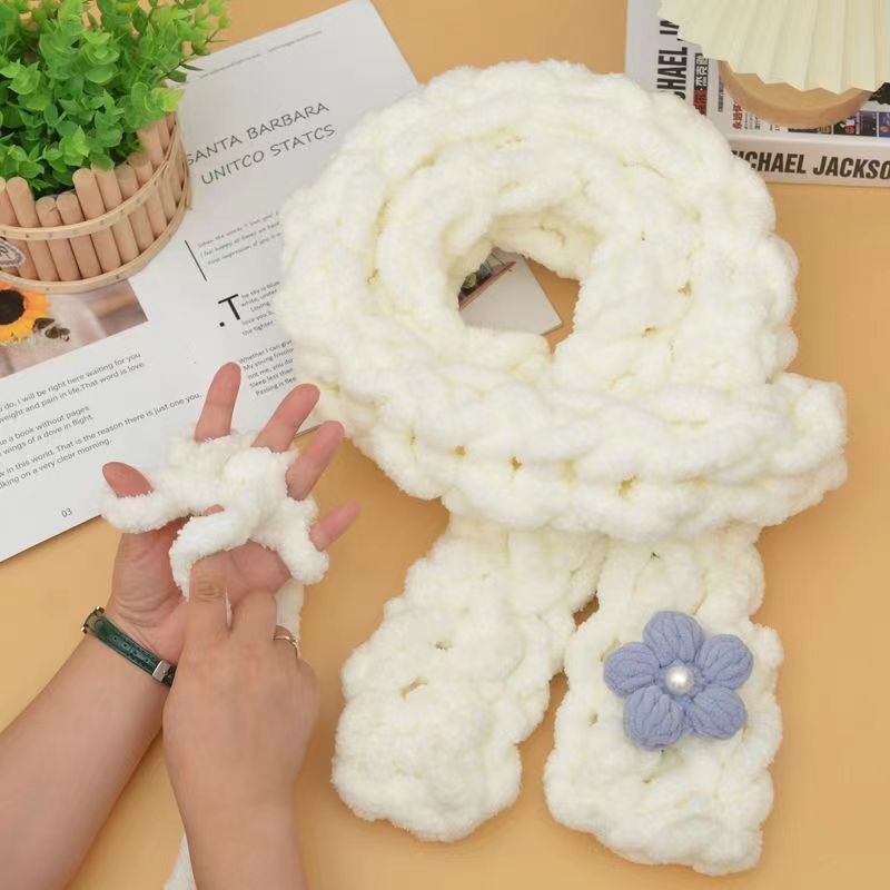 ┋﹍ Cuộn len Chenille 250gr siêu mềm mại Len Chunky Cuộn To