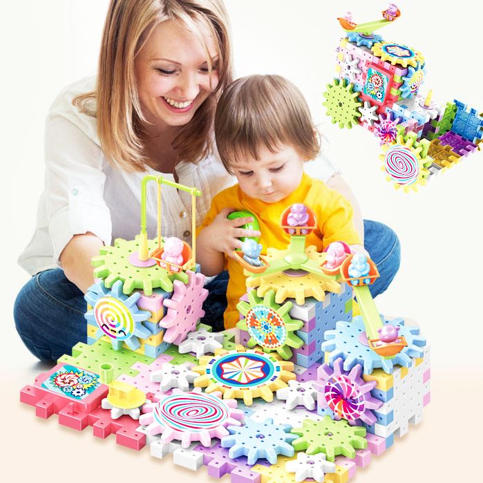 Đồ chơi ghép hình 83 món/ 81 món nhiều màu cho bé phát triển tư duy đồ chơi