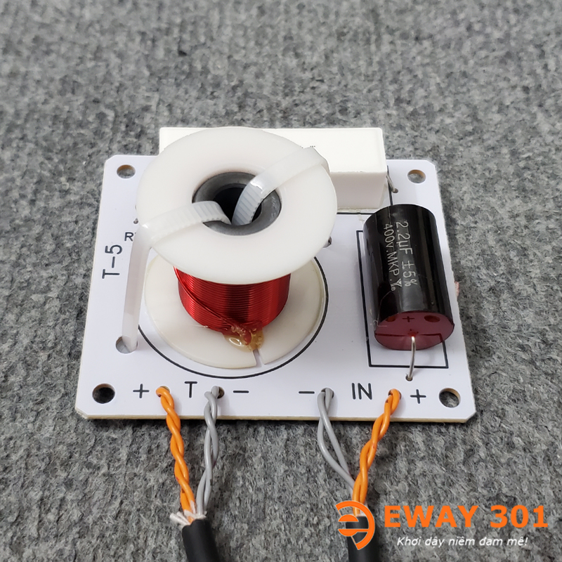 Treble model T5-noise filter circuit for treble speaker