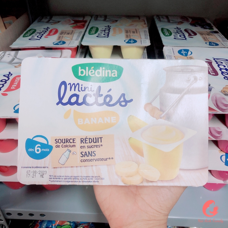 Sữa chua nguội Bledina Pháp cho bé ăn dặm