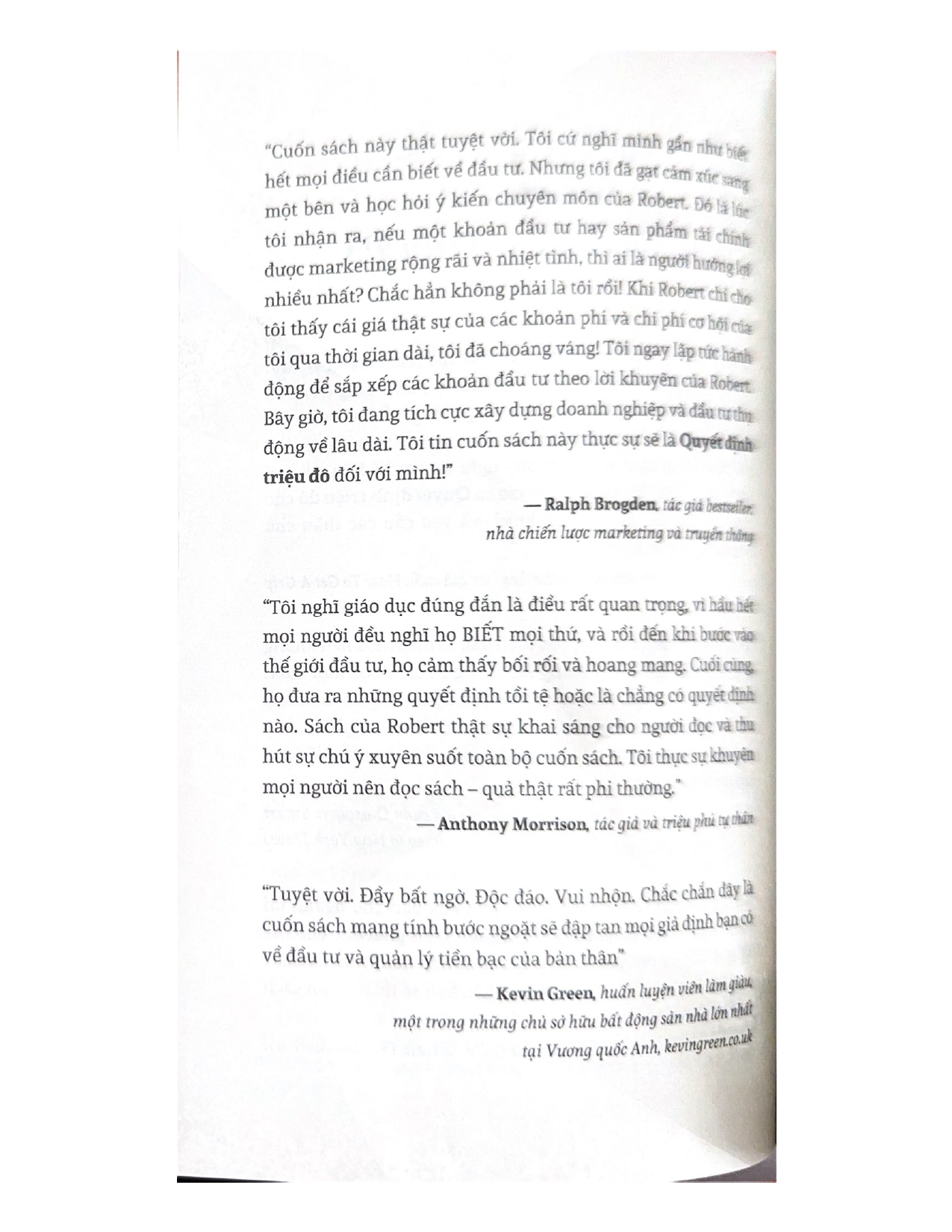 Sách - Quyết Định Triệu Đô-Vanlangbooks