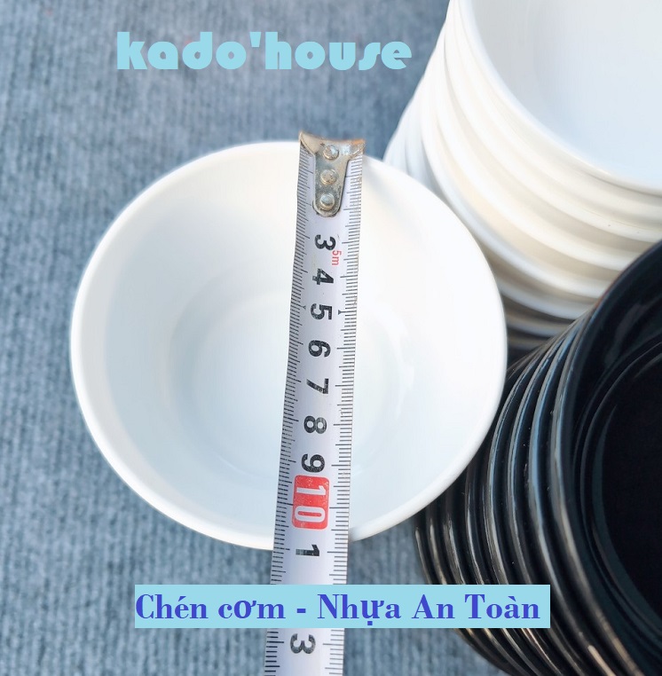 Chén Ăn Cơm Nhựa Dày Bền Màu, Chén Ăn Cơm Không Bể