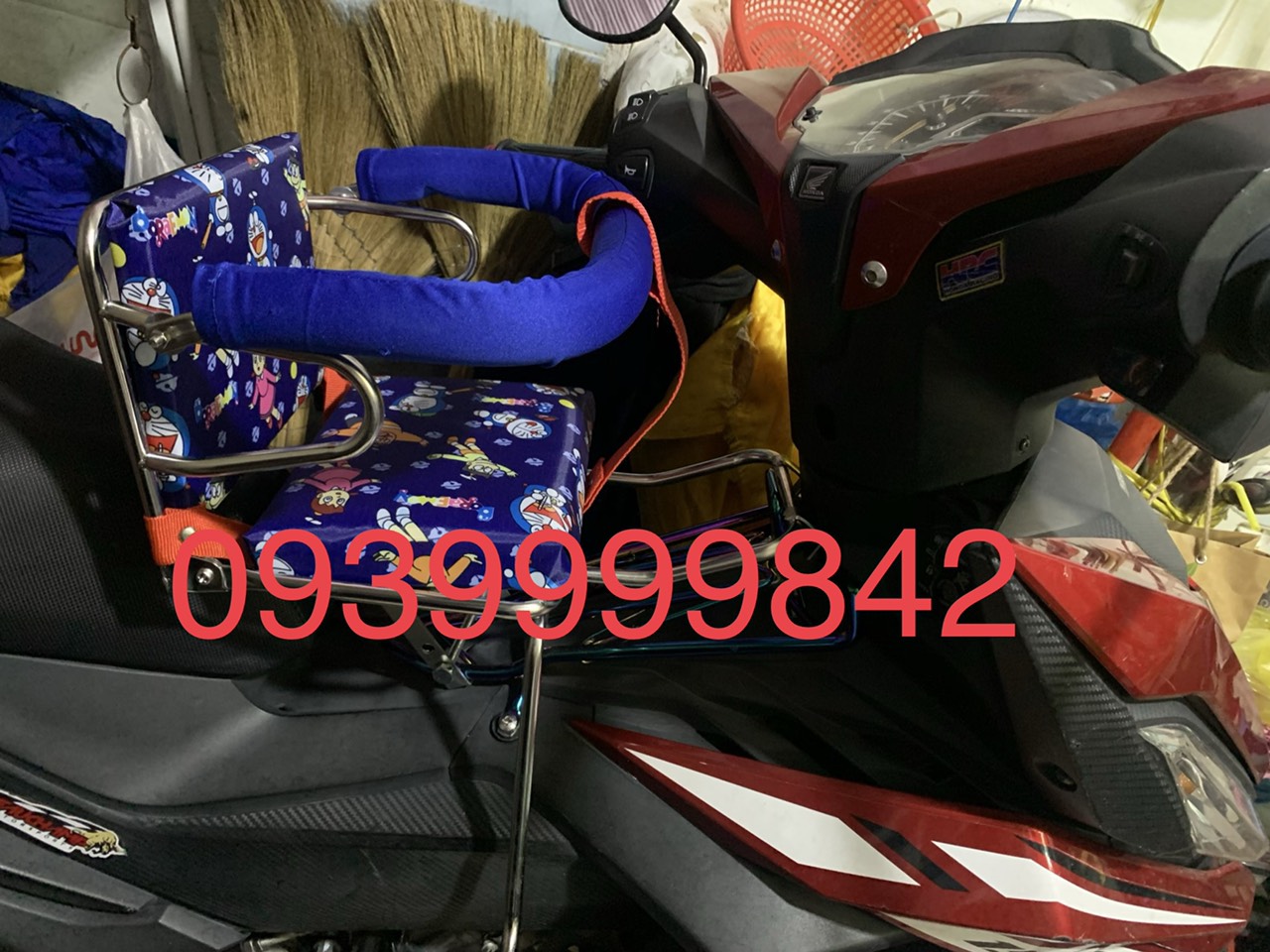 [HCM]Ghế ngồi xe máy cho bé xe Exciter Winner có vòng