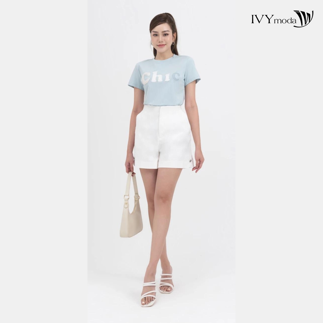 Quần sooc lật viền IVY moda MS 20M7467