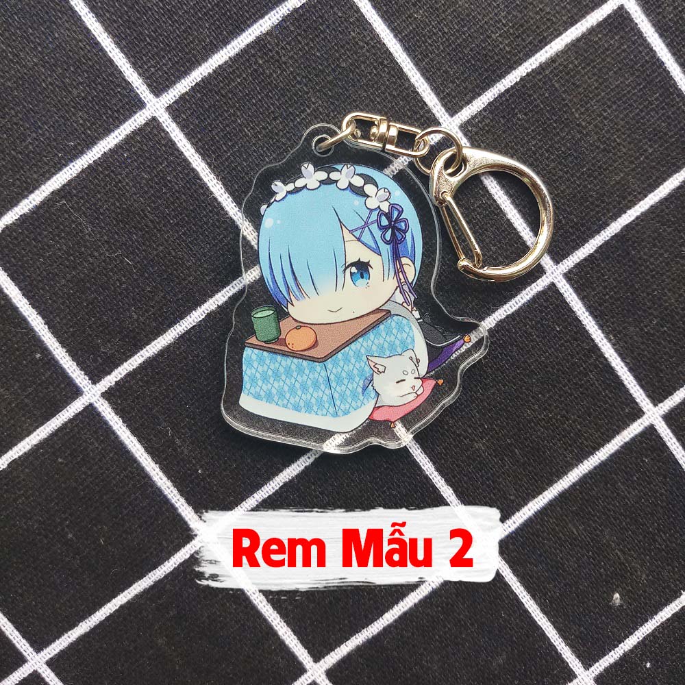 Móc Khóa Anime Re:Zero (Ôm Đồ)
