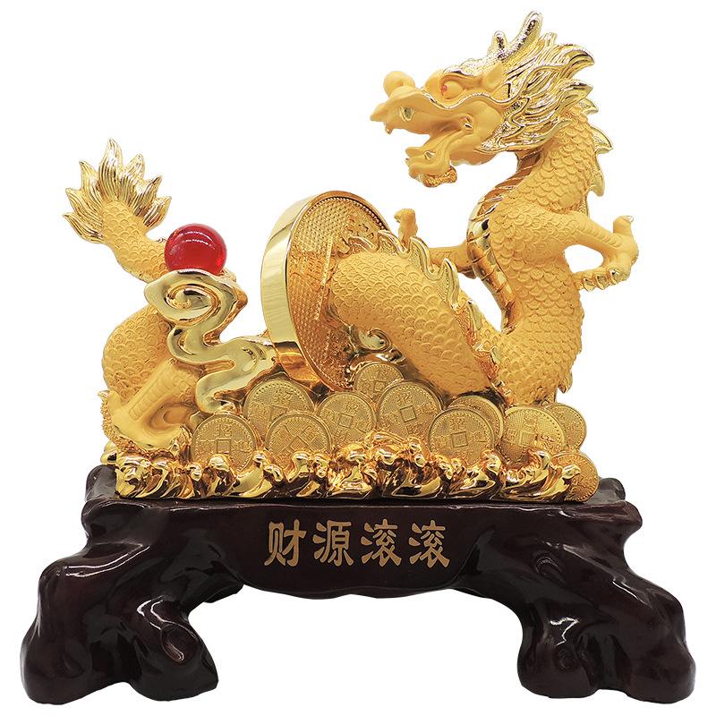 [HCM]Tượng Rồng Vàng Phong Thủy Cao Cấp