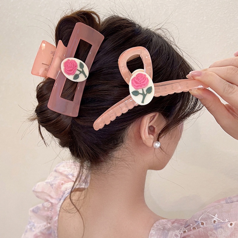 Kẹp Tóc Nơ Bướm Ren Hoa Hàn Quốc Cho Nữ