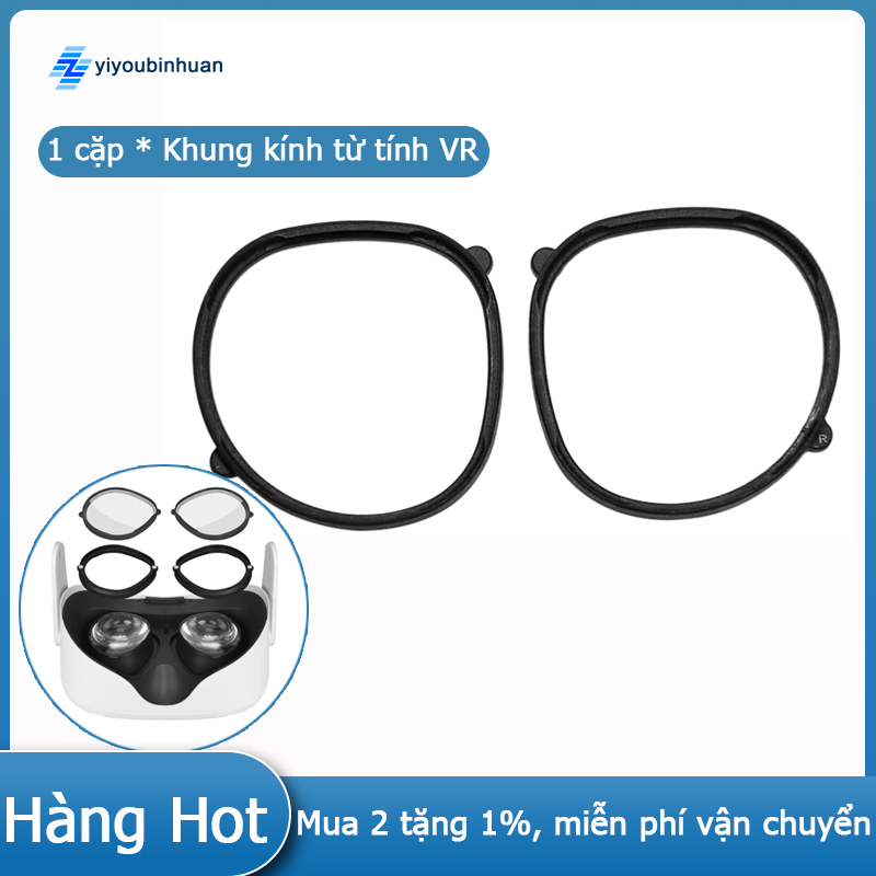 For Oculus Quest 2 VR Magnetic Eyeglass Lens Frame Quick Disassemble Clip Lens Protection for VR Glasses