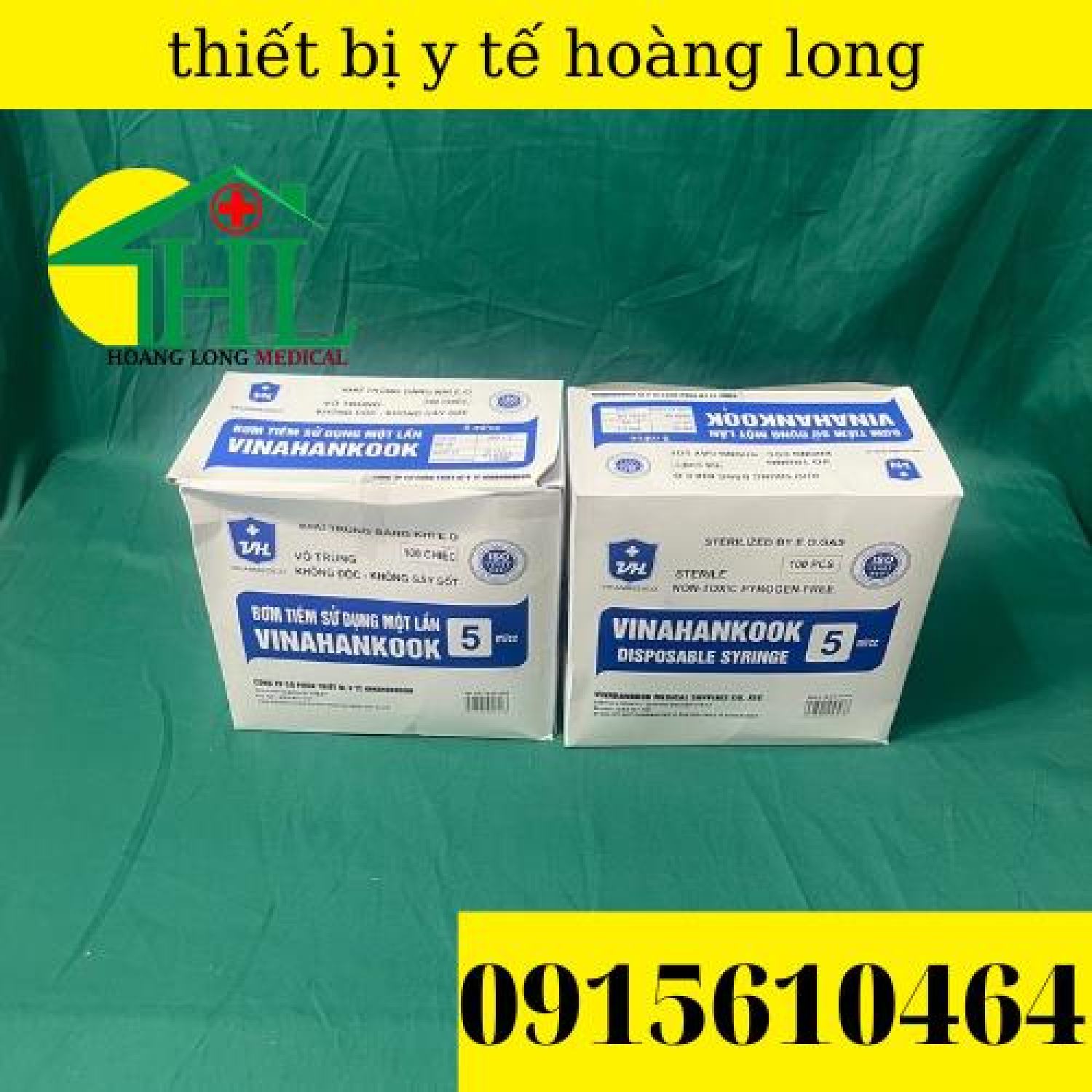 [Bán lẻ 10 chiếc] Bơm tiêm 1 lần Vinahankook 5ml