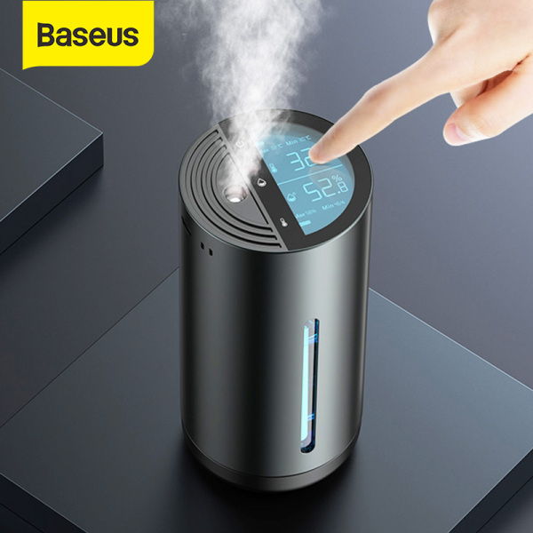 Baseus LED Digital Display  Air Humidifier Rechargeable Car Purifier 260ML Aluminium Alloy Nano Sprayer for Car Home Office Portable humidifier
