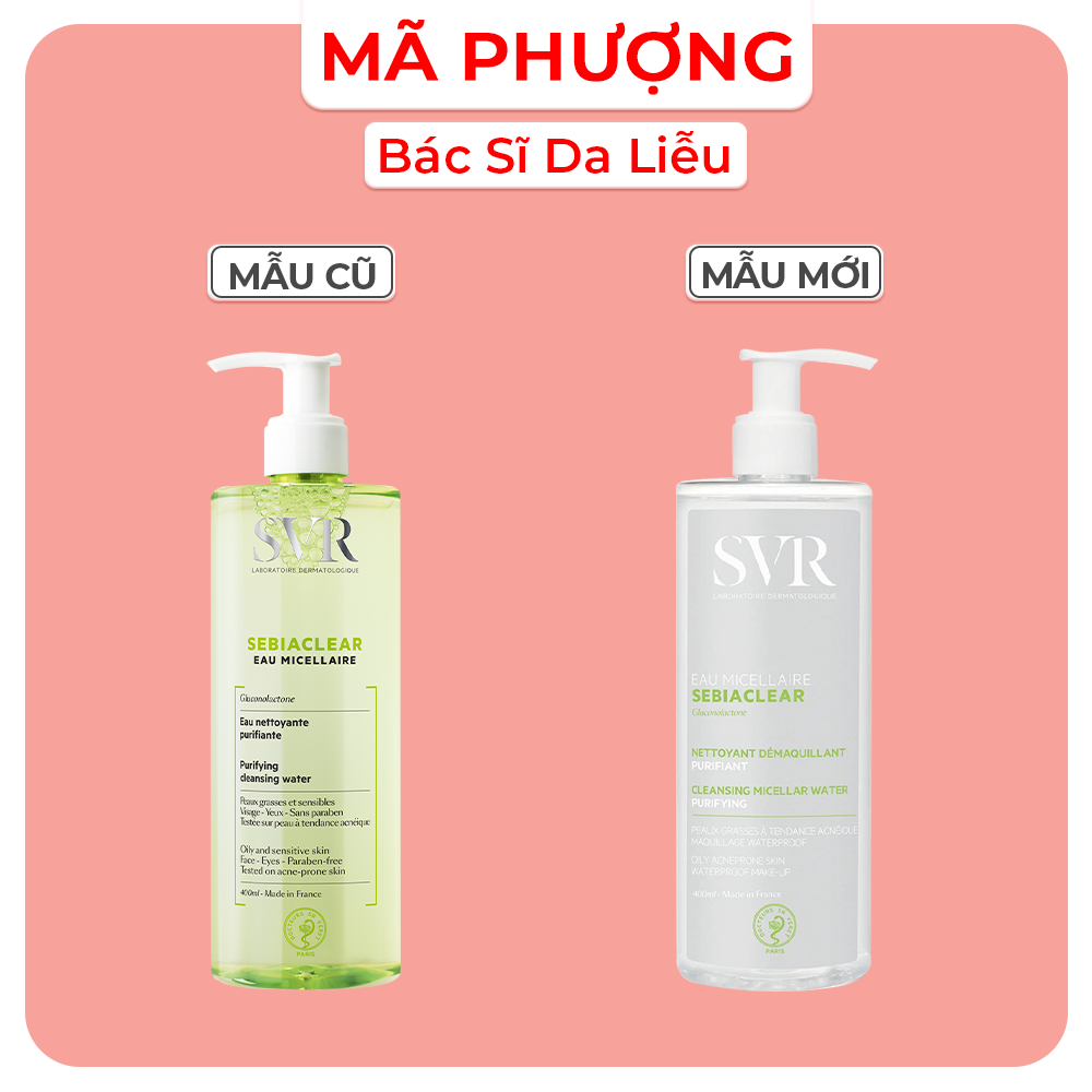 Tẩy trang da dầu mụn SVR Sebiaclear Eau Micellaire