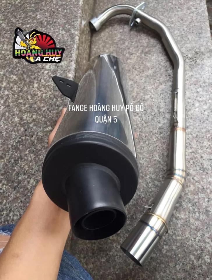 Combo CBR RL 1:1Ốp Tràn Inox Móc PXL + Cổ 2 Khúc Satria Sonic Exciter