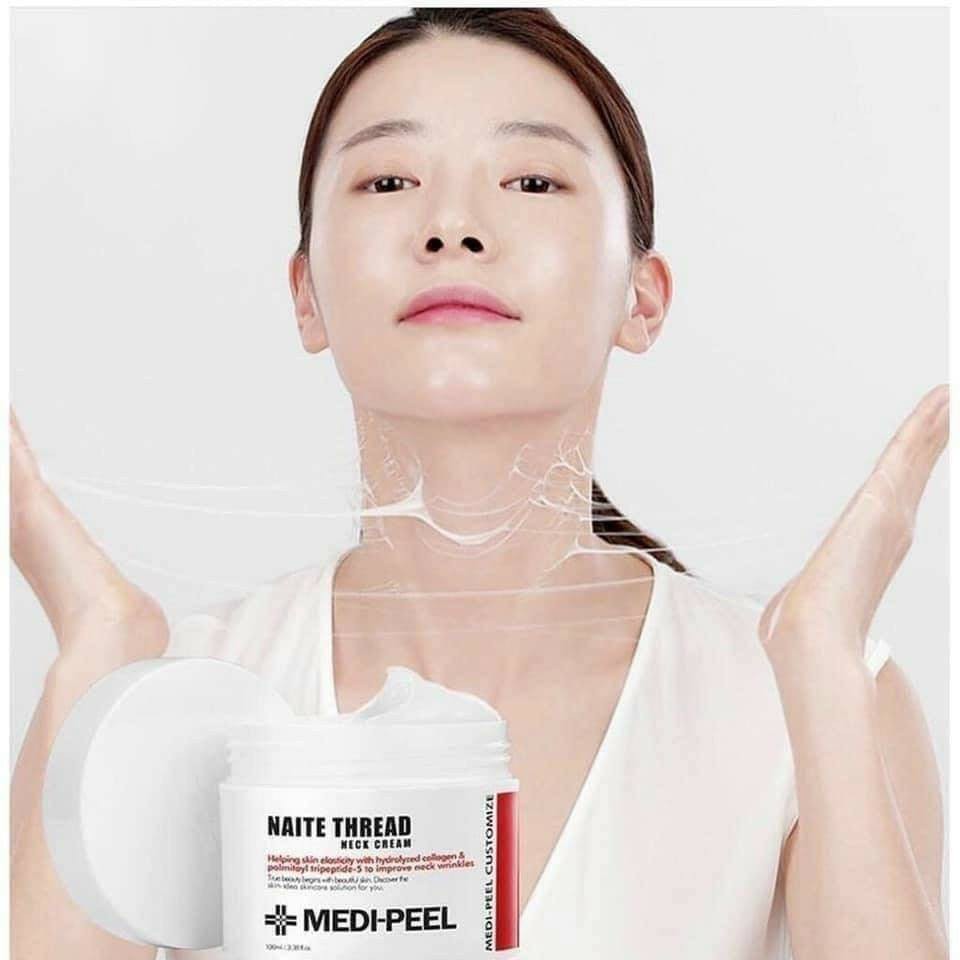 Kem Dưỡng Chống Lão Hóa Vùng Cổ Medi-Peel Naite Thread Neck Cream 100ml