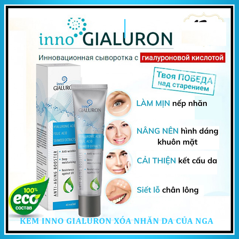 Huyết Thanh Inno Gialuron Của Nga 40ml Huyết - Kem Giảm Nếp Nhăn Da Vết Chân Chim Chống Lão Hóa