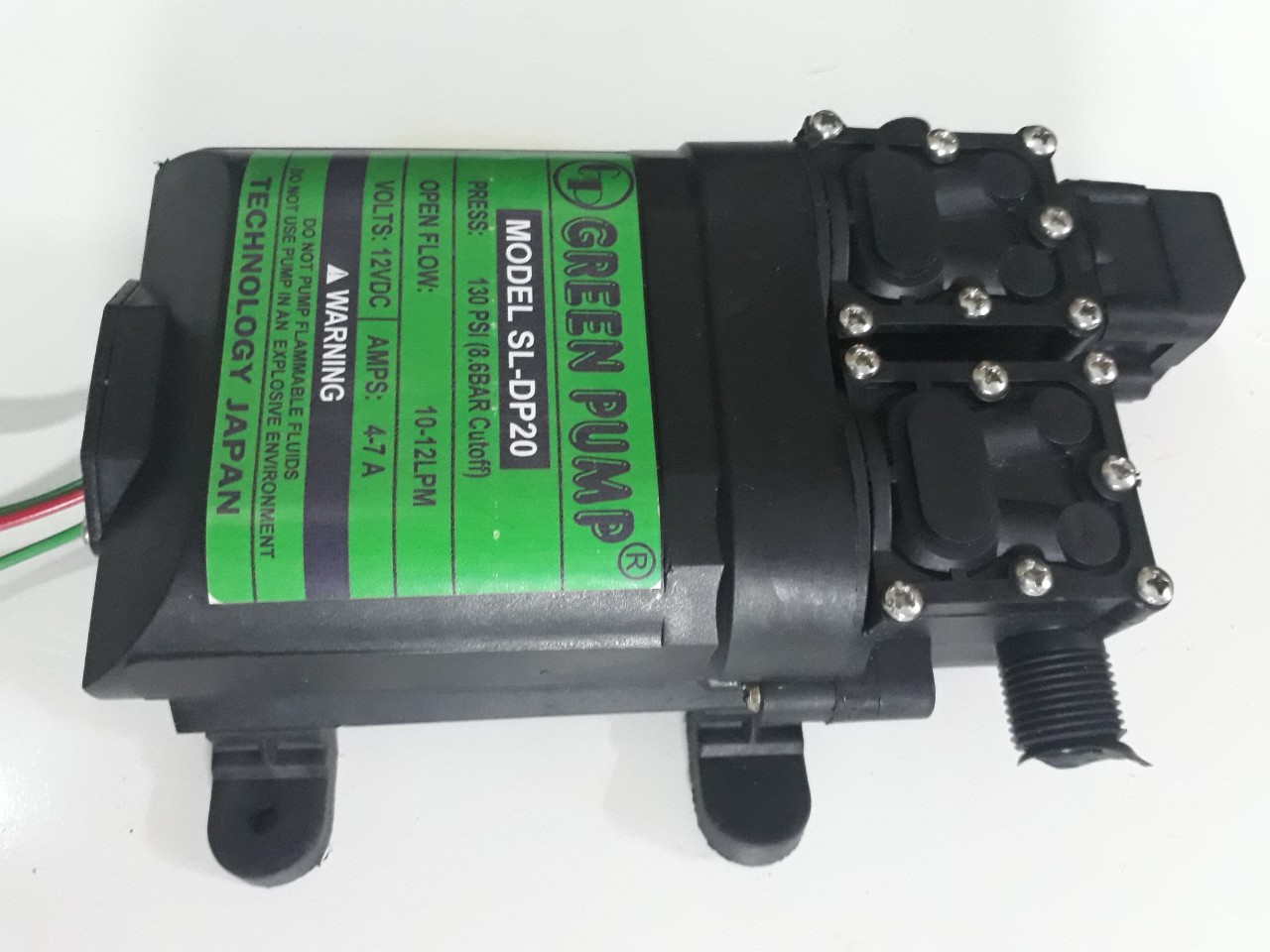 Bơm áp lực mini12v bơm đôi - Mẫu Mới 2020 - GPUMP