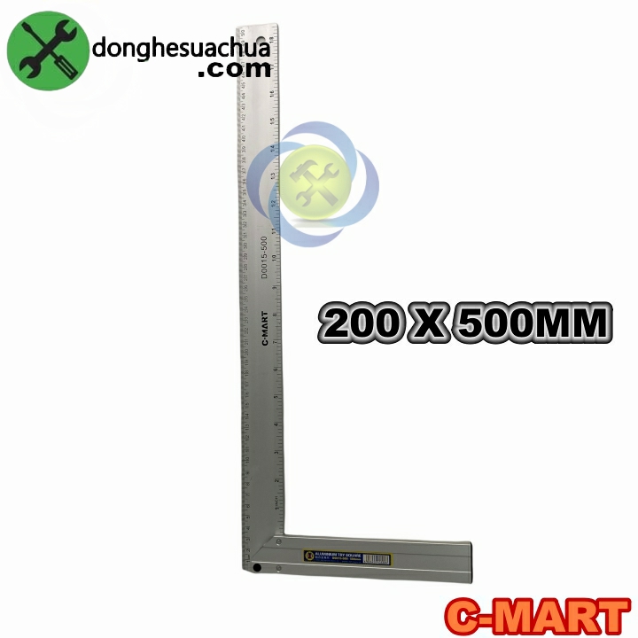 Thước góc vuông nhôm c-mart a0015-500