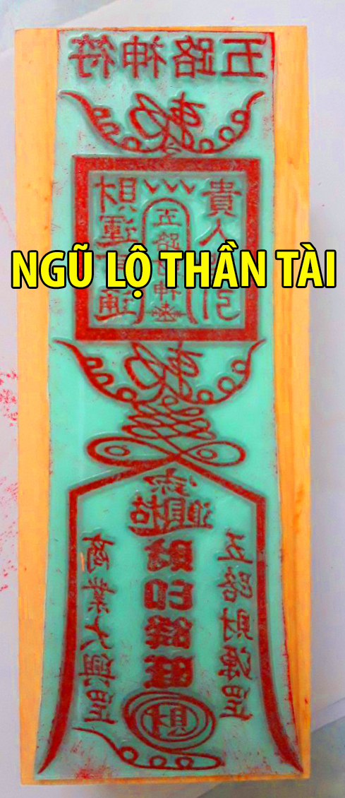 con dấu Ngũ Lộ Thần Tài