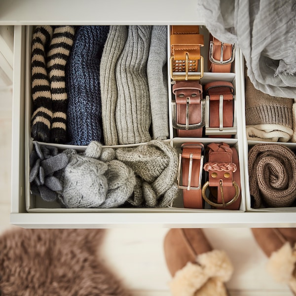 Set 6 hộp trắng SKUBB IKEA
