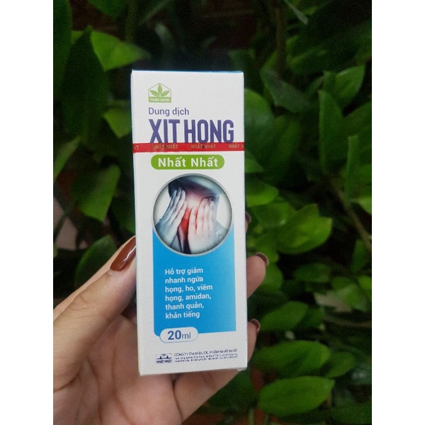 XỊT HỌNG NHẤT NHẤT_ Chai 20ml - Date mới nhất