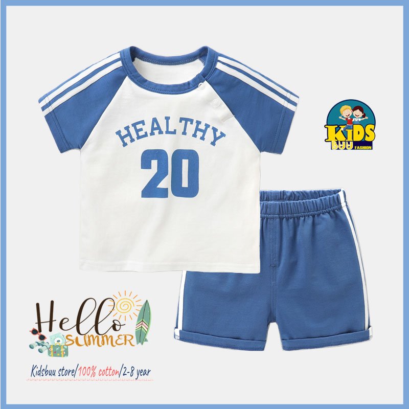 Đồ Bộ cộc tay KUTE PANDA duy nhất ở shop cho Bé Trai,Gái Vải Cotton 100%, dáng thể thao, thoáng mát