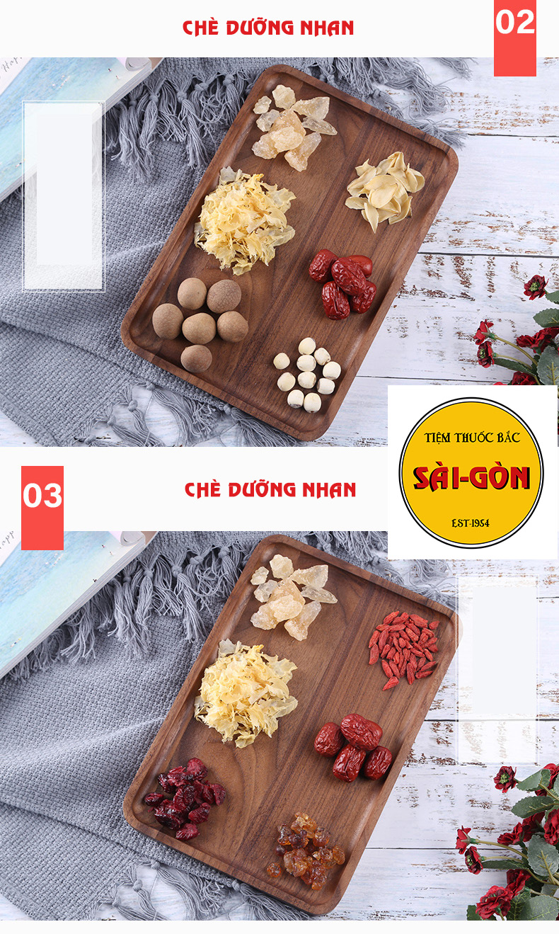 [HCM]Chè Dưỡng Nhan - Set Nấu 2 người ăn
