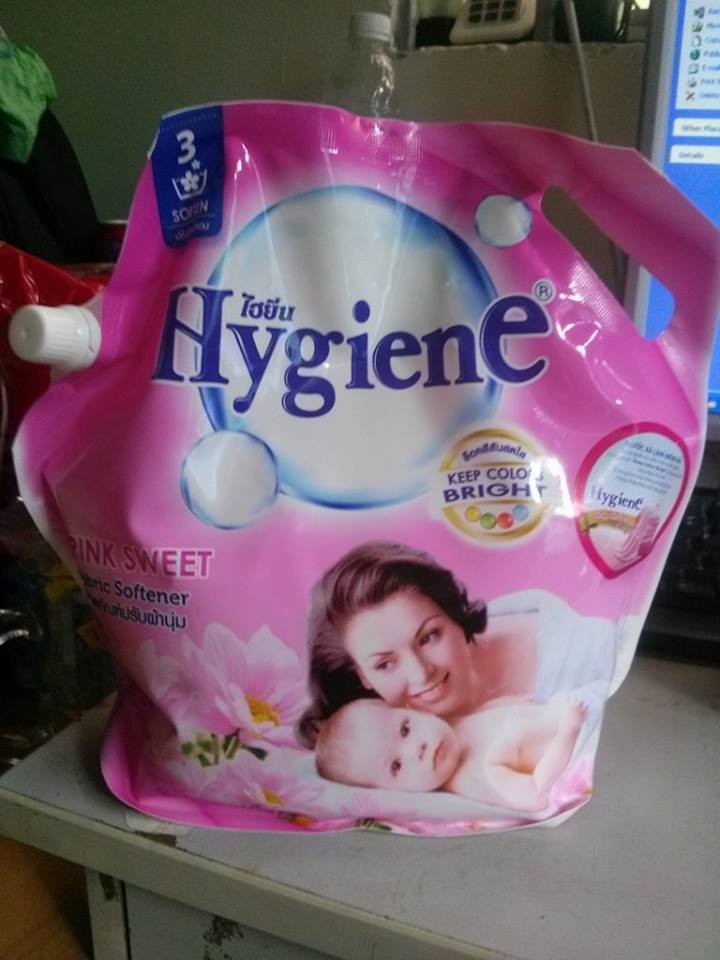 NƯỚC XẢ VẢI HYGIENE 1800ML THÁI LAN [MÀU HỒNG]