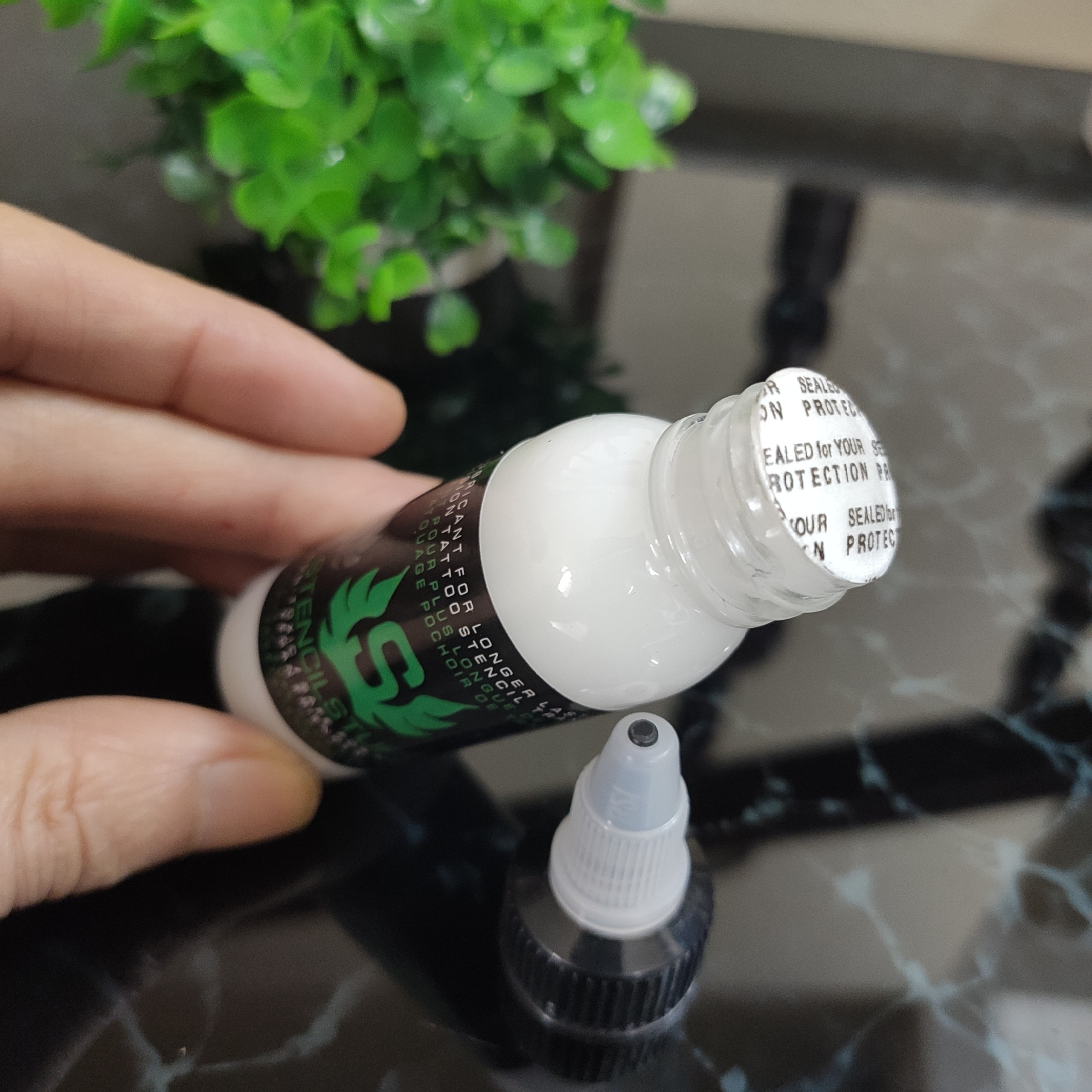 Gel Scan in hình Stencil Stuff xanh 30ml
