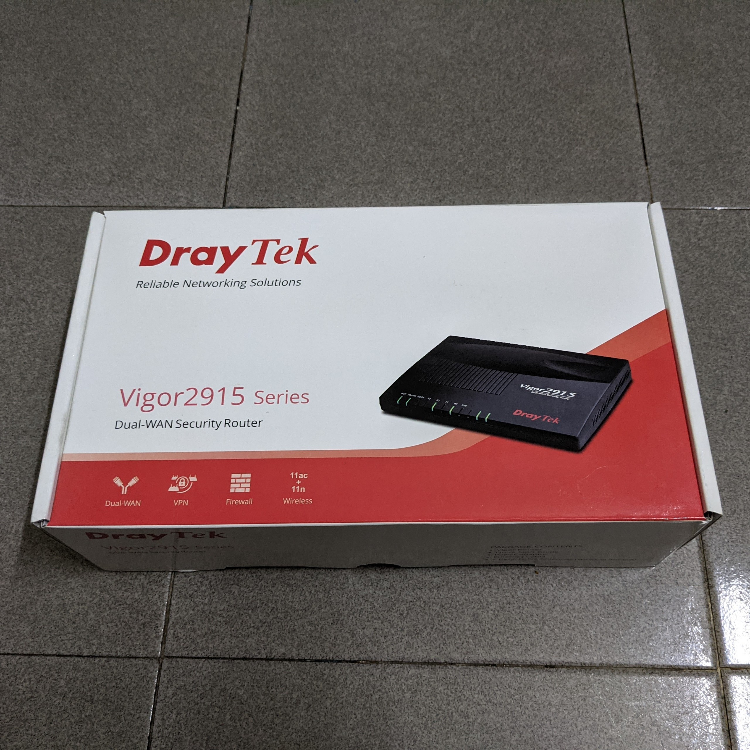Thiết bị cân bằng tải DrayTek Vigor2915ac dual wan gigabit AC1300 MU-MIMO
