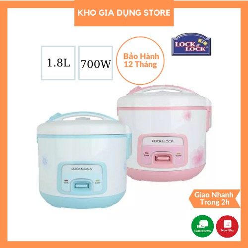 BÁO GIÁ Nồi Cơm Lock | Shopee Lazada Sendo Tiki mới nhất 74 Nồi cơm điện Lock&Lock EJR446 1.8L 700W