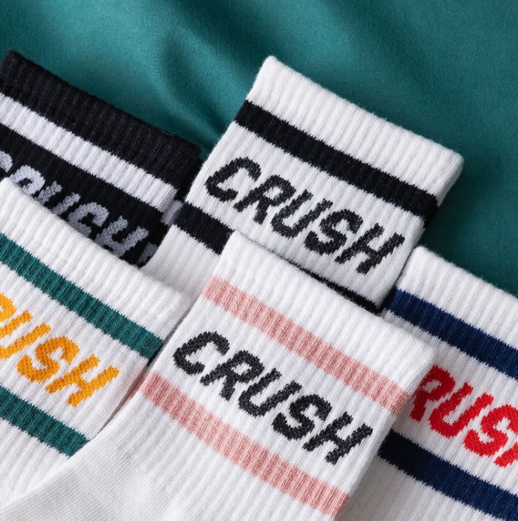 Set 5 Đôi Tất Vớ Nữ Cao Cổ CRUSH Siêu HOT