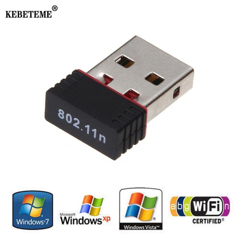 SALE 40% Kebeteme Không Dây Mạng Lan Thẻ USB Wifi Thu 802.11/N/G/B 150Mbps MT7601 RT Cho điện Thoại Máy Tính Laptop Win XP 7 (Không Kèm CD) Like 1:1