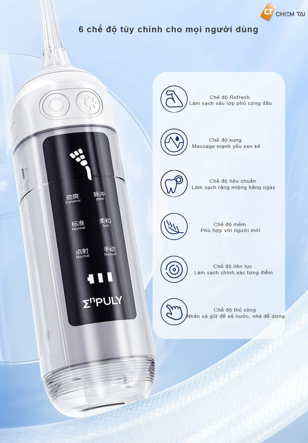 Máy tăm nước Enpuly L13