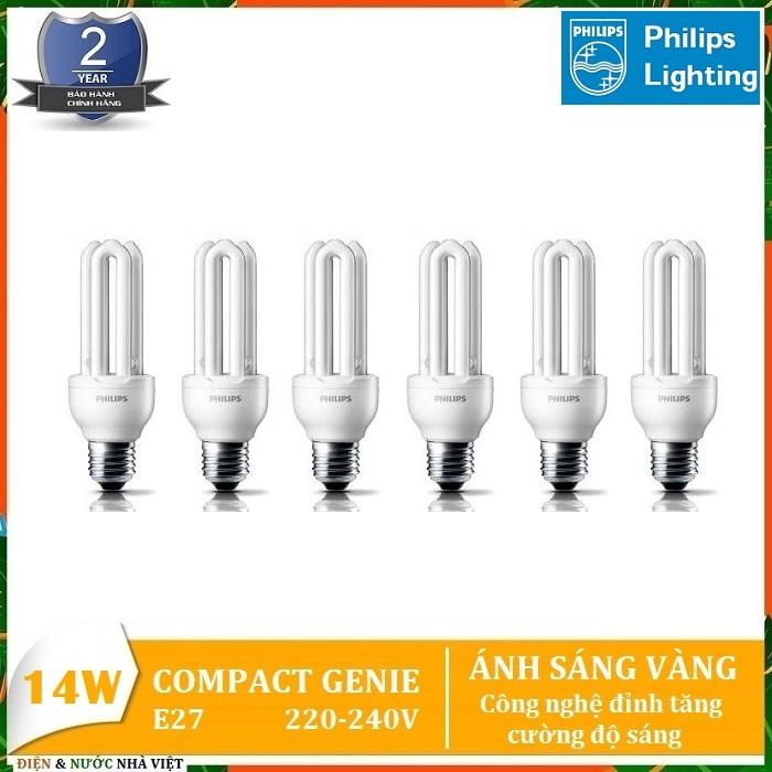 >> SO SÁNH GIÁ ĐÈN LED COMPACT ĐIỆN QUANG 14W CHỐNG ẨM LEDCP01 14765AW | Shopee Lazada Sendo Tiki | Nên mua ở đâu rẻ nhất 170 COMBO 6 BỘ - BÓNG ĐÈN PHILIPS GENIE 14W E27 HUỲNH QUANG COMPACT ( TIẾT KIỆM ĐIỆN - ÁNH SÁNG TRẮNG & VÀNG )