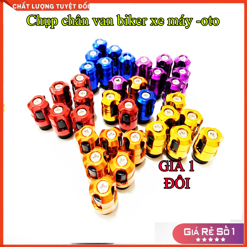 ốp chân van xe máy- oto kiểu biker- giá 1 đoi
