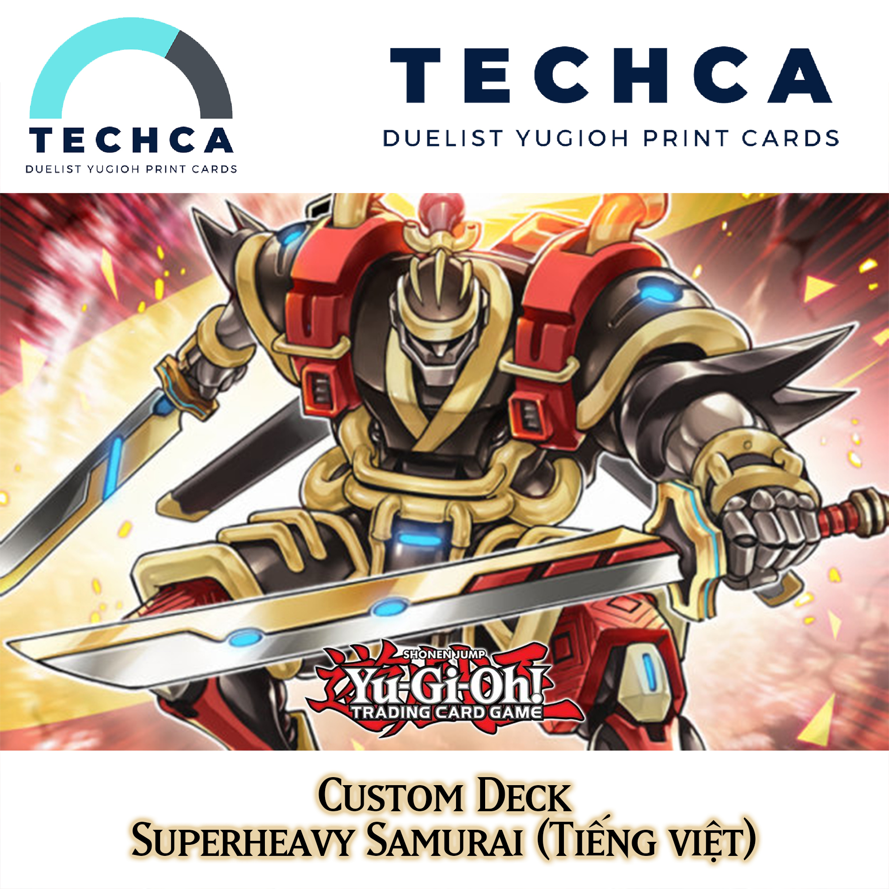 Bài In Tiếng Việt - Bộ bài Yugioh - Custom Deck - Superheavy Samurai