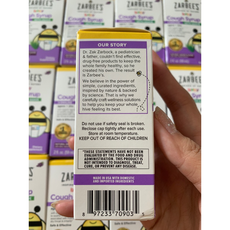 Siro Zarbee’s Baby Cough Immune with Agave 59ml