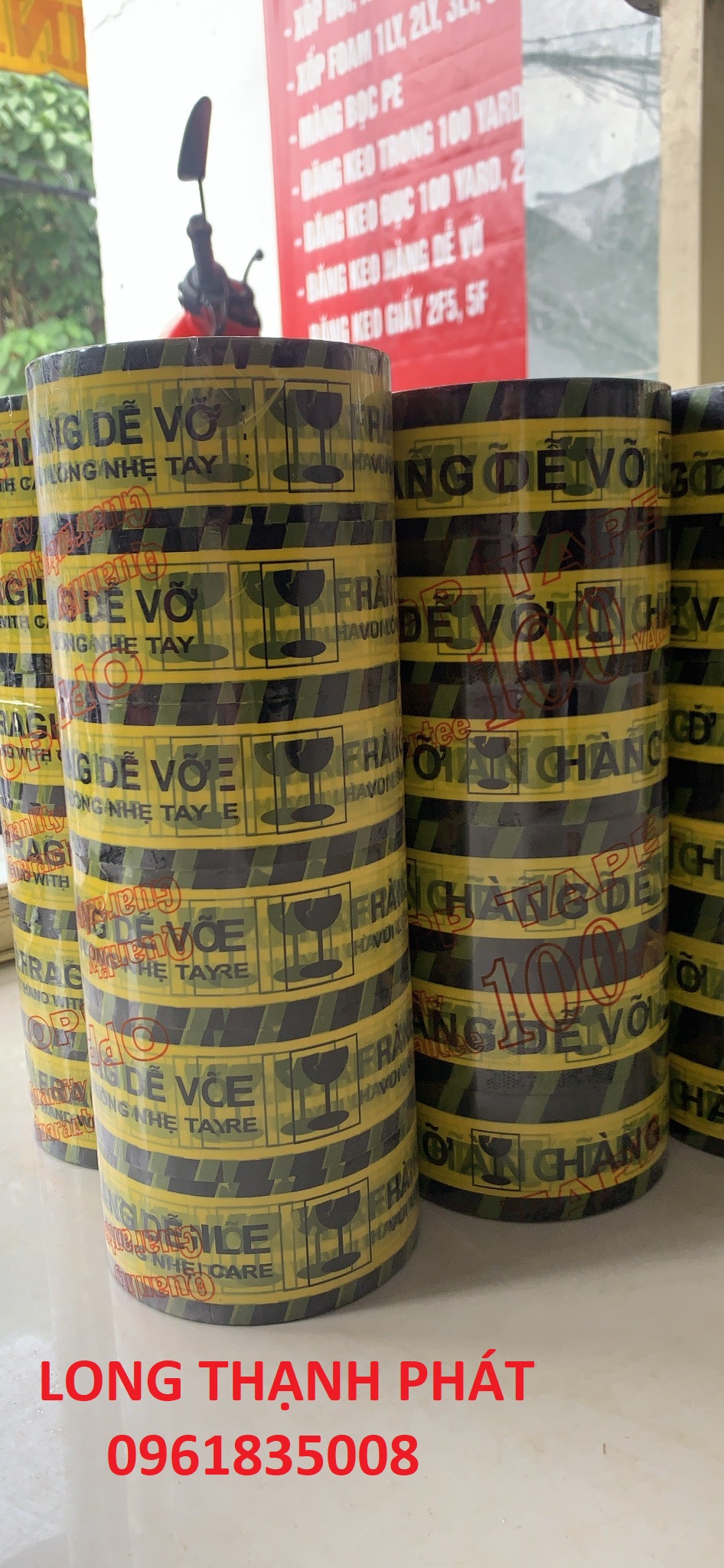 Băng keo cuộn 100yard loại 1