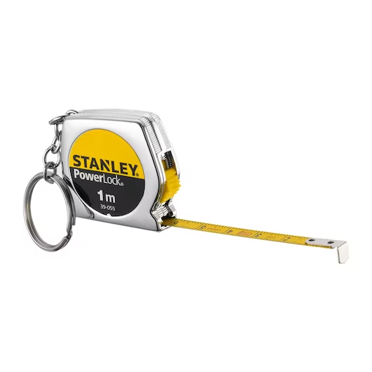 Thước cuộn 1m móc khóa stanley 0-39-055