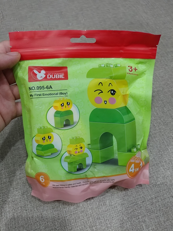 Fahasa - Bộ Ghép Hình Mega Junior Block 095-6A (6 Mảnh Ghép)