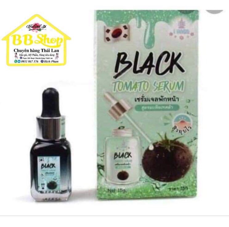 [HCM]Serum Cà chua đen Black TOMATO 15g Làm Trắng Sáng Da, Ngừa Mụn