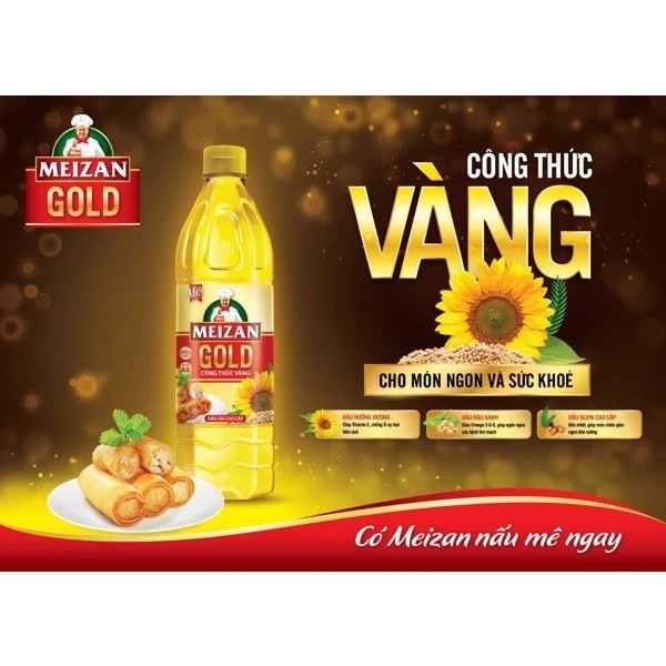 Dầu Ăn Cao Cấp Meizan Gold (1L)