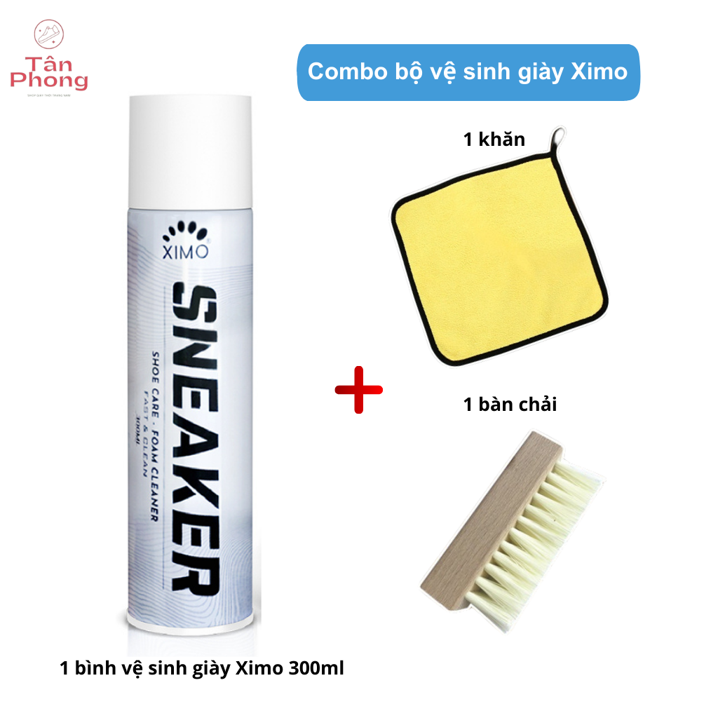 Bình xịt tạo bọt vệ sinh giày XIMO 300ml